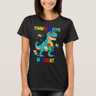 T-shirt Sensibilisation sur l'autisme Rawrsomement Différe