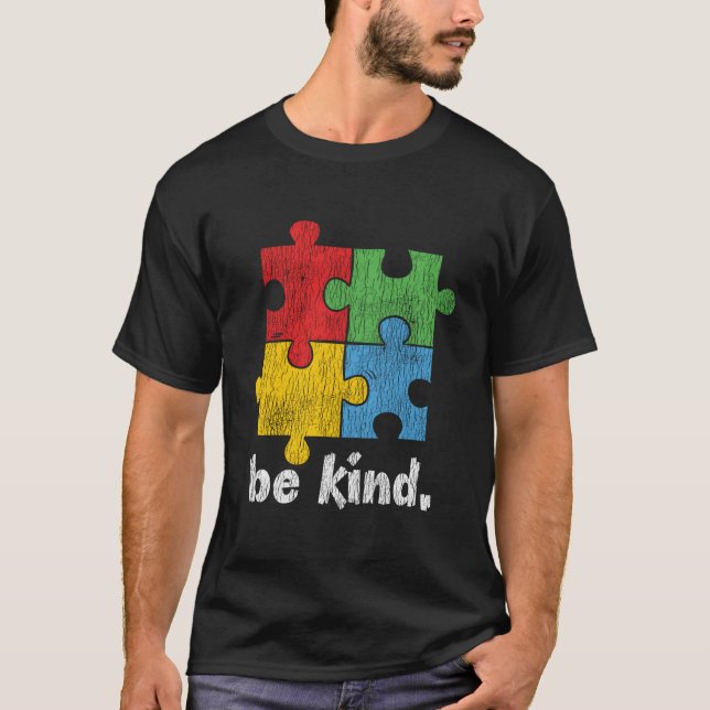 T-shirt Sensibilisation sur l'autisme Soyez Un Genre De Se (Devant)