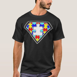 T-shirt Sensibilisation sur l'autisme Superhero Autisme Ca