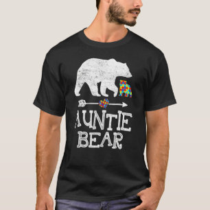 T-shirt Sensibilisation sur l'autisme Tante Ours Support A