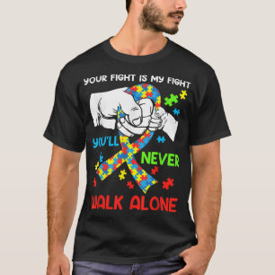T-shirt Sensibilisation sur l'autisme : Vous Ne Marcherez