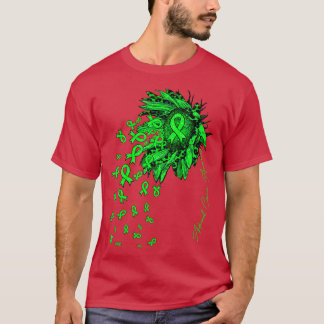 T-shirt Sensibilisation surrénale Fleurs de rubans de tour