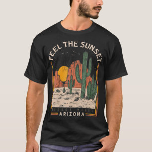 T-shirt Sentez Sunset Desert Vibes Arizona Mountain Cactus