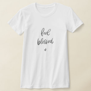 T-shirt Sentez-vous bienheureux chemises Citation de cal