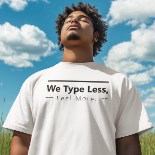 T-shirt Sentez-vous plus minimal