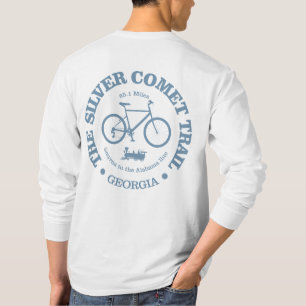 T-shirt Sentier de la comète argentée (cyclisme)