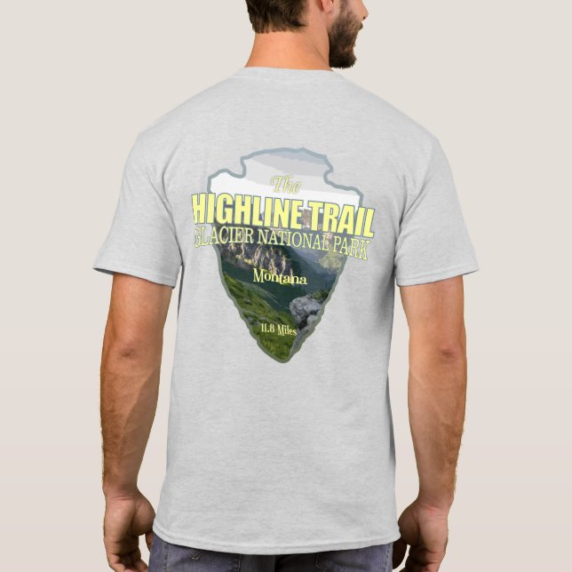 T-shirt Sentier de la ligne (flèche) (Dos)