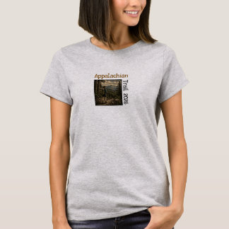 T-shirt sentier des Appalaches gravure sur bois féminin da