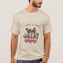 sentiment d'amour avec chemise de couple élégant r