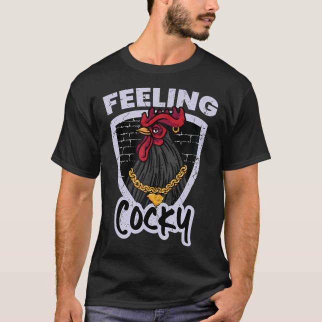 T-shirt Sentiment De Cocky En Caroline Du Sud (Devant)