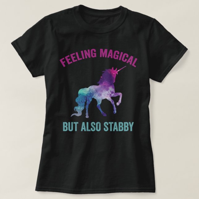 T-shirt Sentiment Magique Mais Aussi Stabilisé (Design devant)