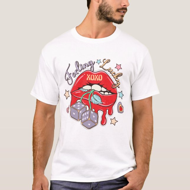 T-shirt Sentir chanceux (Devant)