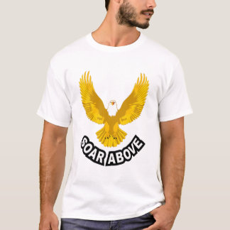 T-shirt S'envole Au-Dessus De Tout Art De L'aigle Majestue