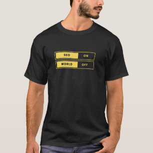 T-shirt SEO activé, monde désactivé
