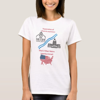 T-shirt Séparation de l'Église et de la Chemise de l'État
