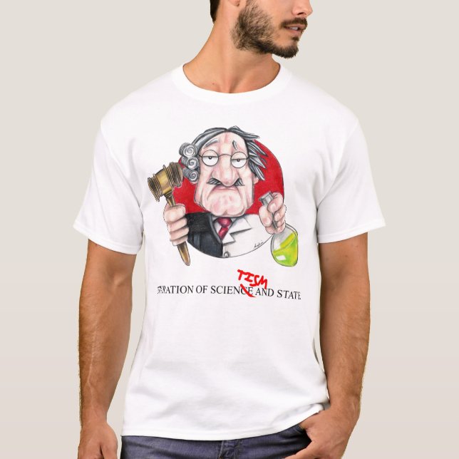 T-shirt Séparation du scientifique et de l'État (Devant)