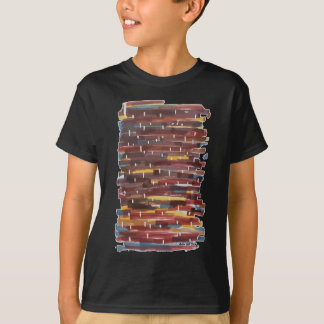 T-shirt Sepia Abstraite