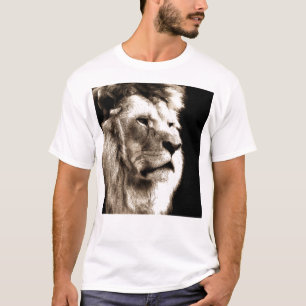 T-shirt Sepia Lion
