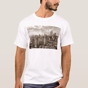 T-shirt Sepia New York