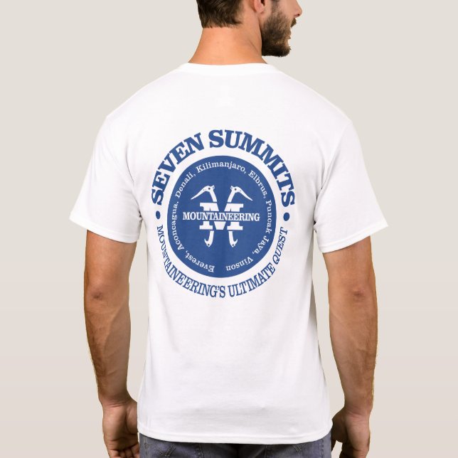 T-shirt Sept sommets (Dos)