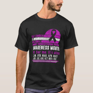 T-shirt Septembre Est Le Mois National De Sensibilisation