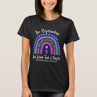 T-shirt Septembre Nous Portons Turquoise & Purple Suic