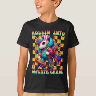 T-shirt Septième année Ck à l'école Premier jour Filles qu