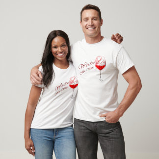 T-shirt Sera Couru Pour Le Vin
