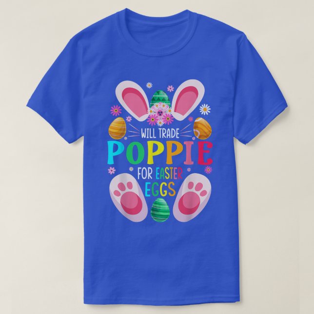 T-shirt Sera Échange De Pavot Pour Les Oeufs De Pâques Can (Design devant)