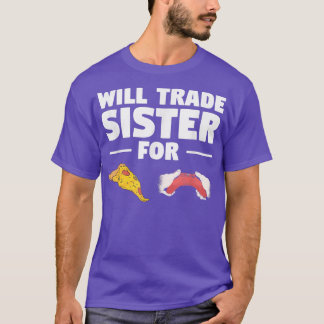 T-shirt Sera La Soeur Pour Pizza Et Jeu Vidéo Jeu