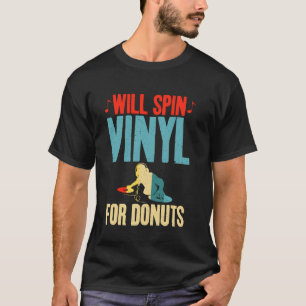 T-shirt Sera Spin Vinyl pour Donuts Lover Vinyl Records