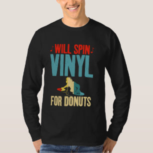T-shirt Sera Spin Vinyl pour Donuts Lover Vinyl Records