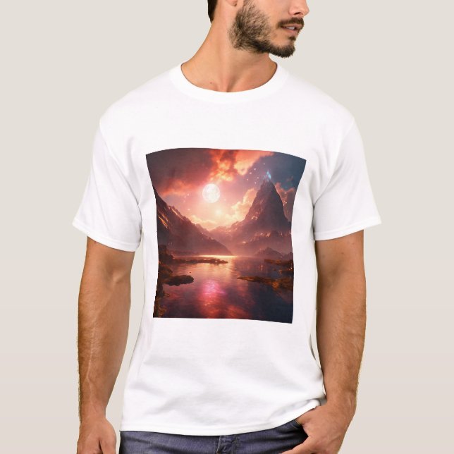T-shirt "Seraphim Reborn : Ocean World 3D Imaginaire T-Shi (Devant)