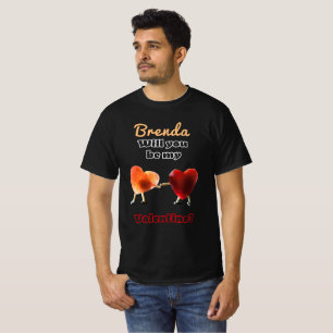 T-shirt Seras-tu ma Saint-Valentin ? Pour homme