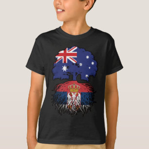 T-shirt Serbie Serbe Australie racine des arbres