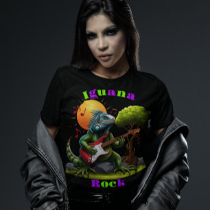 T-shirt Serenade couché de soleil de reptiles rocheux (2)