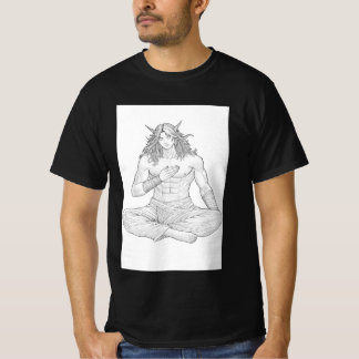 T-shirt Serene Elf Warrior | Fantasy Anime Character Art