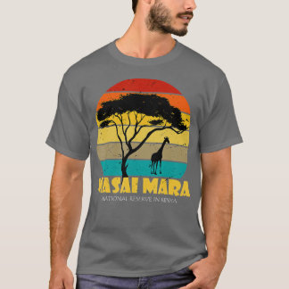 T-shirt Serengeti Masai Mara Réserve nationale Kenya Safar