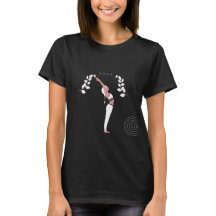 Sérénité en mouvement Yoga Tee NOIR