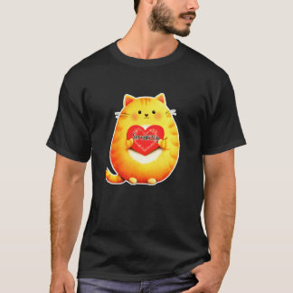 T-shirt Serenkitty Musique Notes de Musique Coeur Chat Mig