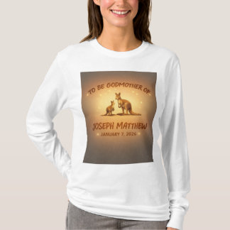 T-shirt Serez-vous ma marraine ? » Création souvenir kango
