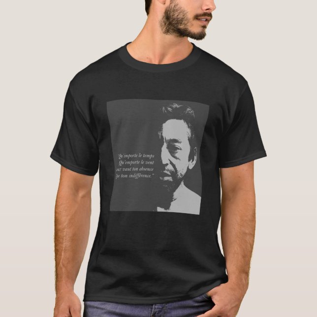 T-shirt Serge Gainsbourg Classic  (Devant)