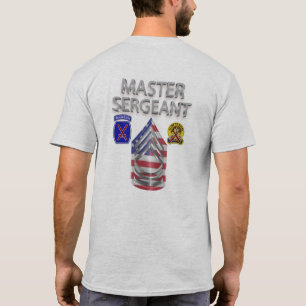 T-shirt Sergent-chef de la 10e Division de la montagne
