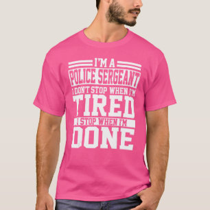 T-shirt Sergent de police Vêtements Awesome Sergeants Desi