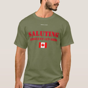 T-SHIRT SERGENT DE SALUTATION AUX BRAS