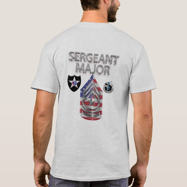 T-shirt Sergent-major de la 2e division d'infanterie (Dos)