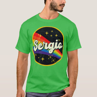 T-shirt Sergio Arc-en-ciel dans l'espace Vintage GrungeSty
