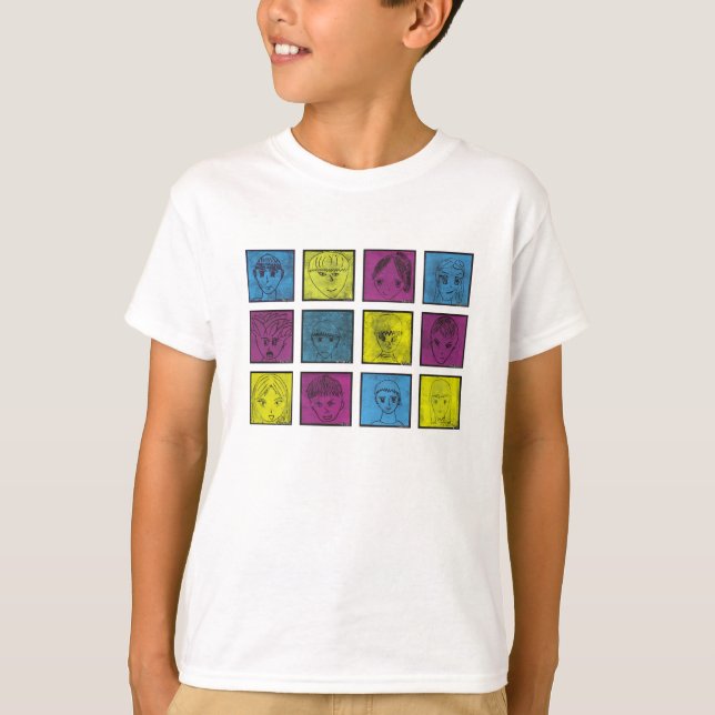 T-shirt Série 3 de Mangas (Devant)