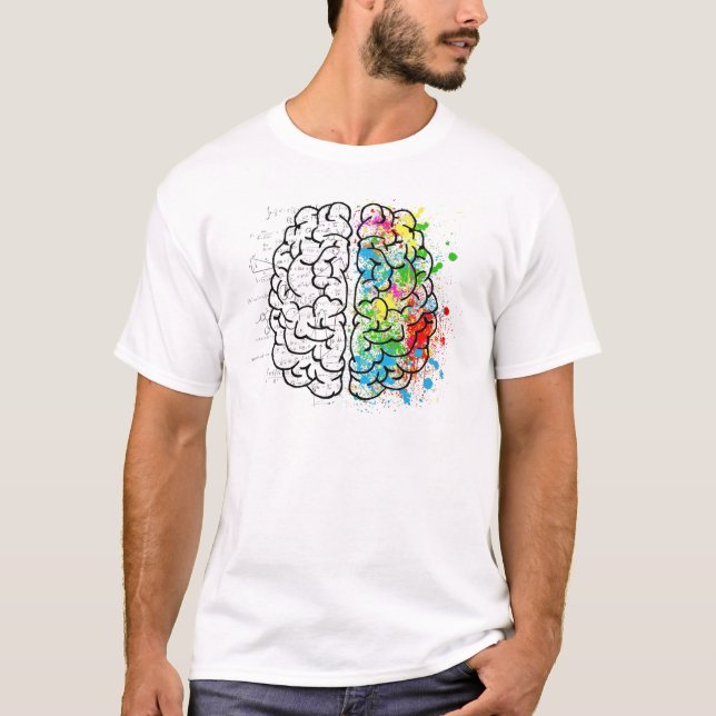 T-shirt série de cerveau (Devant)