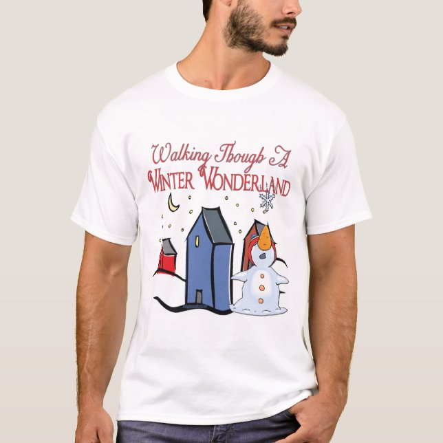 T-shirt Série de chant de Noël (Devant)